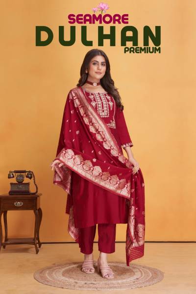 SEAMORE DULHAN 11001 TO 11003 DESIGNER SALWAR SUIT WHOLESALER IN INDIA